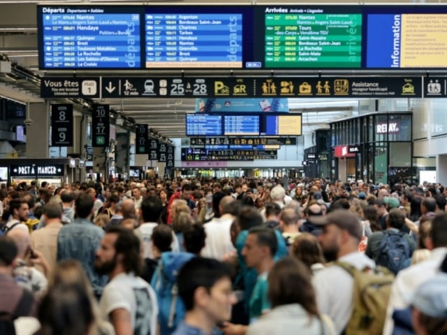 some 800 000 passengers were affected by the attacks on france s high speed train network thibaud moritz photo afp